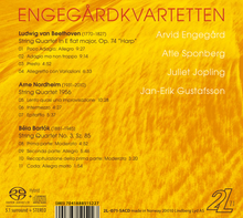 Load image into Gallery viewer, STRING QUARTETS vol. II: Beethoven-Nordheim-Bartók — Engegårdkvartetten
