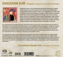 Load image into Gallery viewer, EXAUDIAM EUM  - Gregorian Chant for Lent and Holy Week - Consortium Vocale, Alexander M. Schweitzer