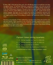 Load image into Gallery viewer, Fartein Valen string quartets - Hansakvartetten
