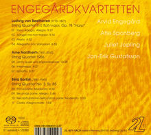 Load image into Gallery viewer, STRING QUARTETS vol. II: Beethoven-Nordheim-Bartók - Engegårdkvartetten

