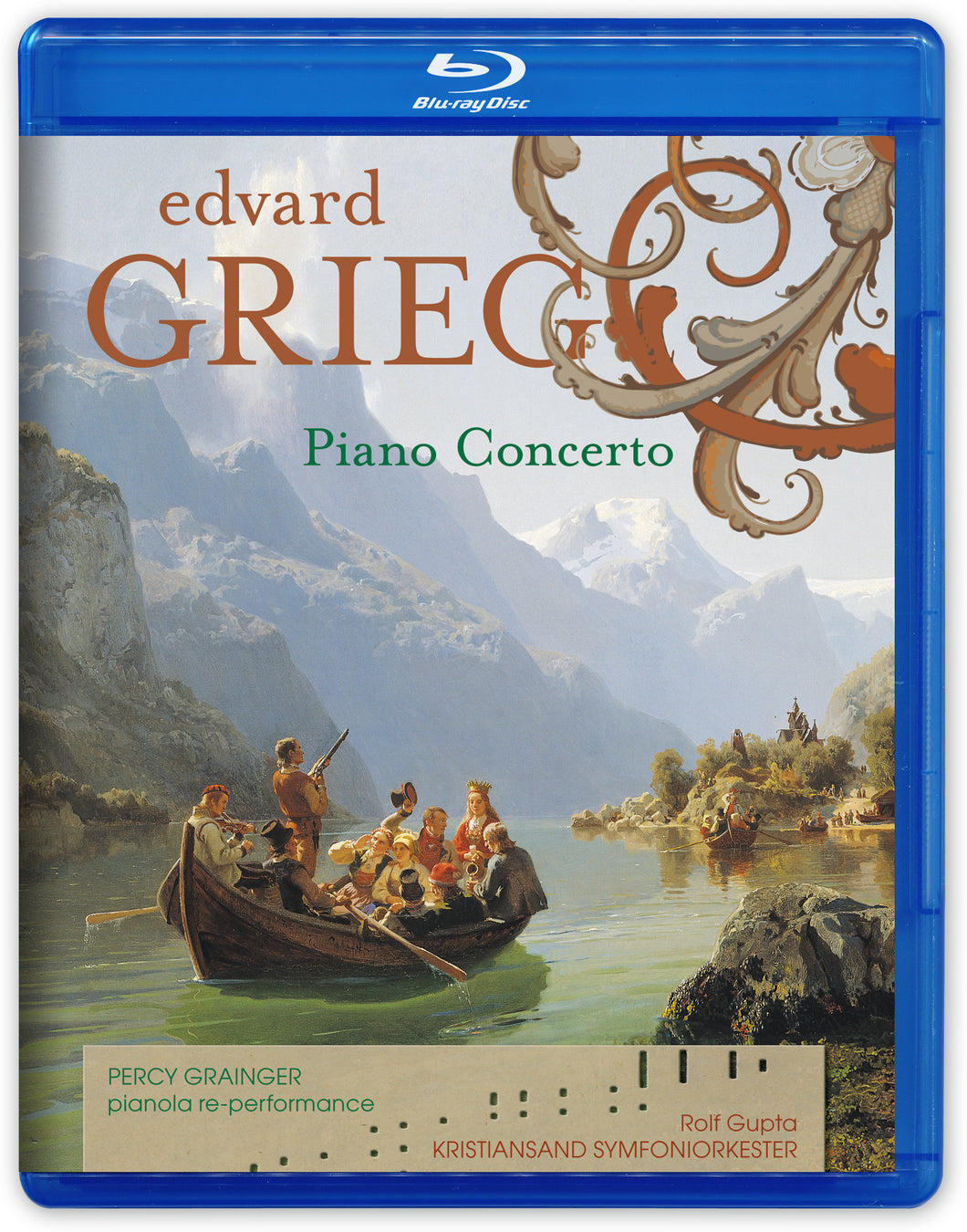 GRIEG Piano Concerto - Percy Grainger, Kristiansand Symfoniorkester, Rolf Gupta, Edvard Grieg, Øyvind Bjorå, Rex Lawson
